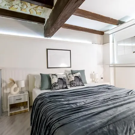 Charming Frescoed Loft شقة